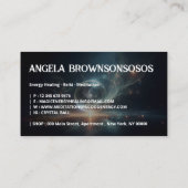 Carte De Visite Médium Psychique Boule de Cristal Lecteur de Tarot (Dos)