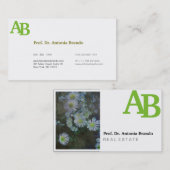 Carte De Visite Meilleur avec les images Portrait (Devant / Derrière)