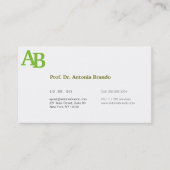 Carte De Visite Meilleur avec les images Portrait (Devant)