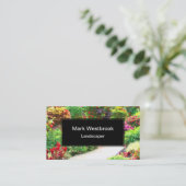 Carte De Visite Meilleur jardin paysager (Debout devant)