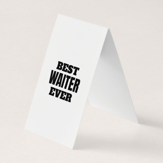 Carte De Visite meilleur serveur (Dos)