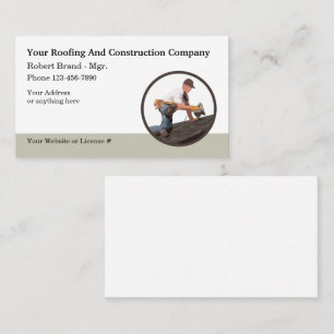 Carte De Visite Meilleur service de construction de toiture