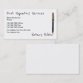 Carte De Visite Meilleur service public notaire (Devant / Derrière)