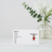 Carte De Visite Meilleur T-shirts et cadeaux de Nurse Ever (Debout devant)