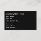 Carte De Visite Meilleur Thème Paysage (Dos)