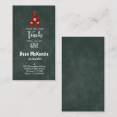 Carte De Visite Meilleure évaluation des enseignants (Devant / Derrière)