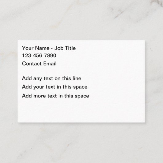 Carte De Visite Meilleure peinture maison unique (Dos)