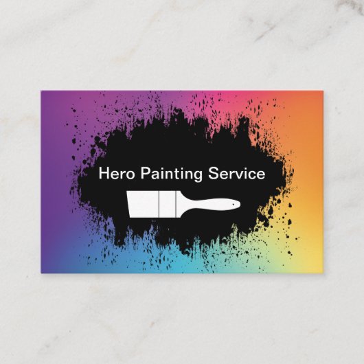 Carte De Visite Meilleure peinture maison unique (Devant)