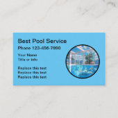Carte De Visite Meilleures Piscines Et Meilleurs Services (Devant)