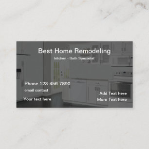 Carte De Visite Meilleurs services de rénovation de maison