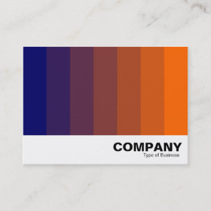 Carte De Visite Mélange de couleurs - Bleu foncé à orange