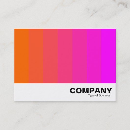 Carte De Visite Mélange de couleurs - Orange à Magenta (Devant)