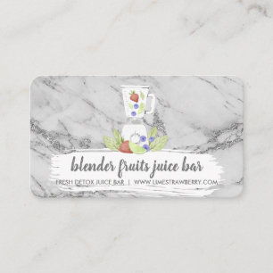 Carte De Visite Mélange de fruits de blender boisson jus frais mar
