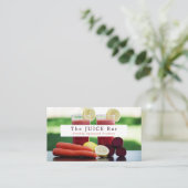 Carte De Visite Mélange de jus, Bar de jus (Debout devant)