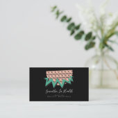 Carte De Visite Mélange de milk-shake de fruit de pastèque (Debout devant)