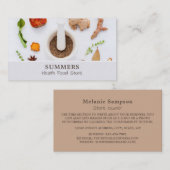 Carte De Visite Mélange d'épices, magasin de produits alimentaires (Devant / Derrière)