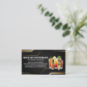 Carte De Visite Mélanger les boissons | Barre | Mixologie (Debout devant)