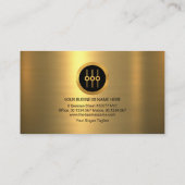 Carte De Visite Mélangeur audio d'affichage vidéo de la couche Gol (Dos)