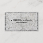 Carte De Visite Mélangeur de béton | Mur de brique (Dos)