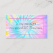 Carte De Visite Mélangeur De Gâteaux, Whisk, Fleurs De Pin À Roule (Dos)