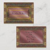 Carte De Visite MeLark Celia II élégant victorien (Devant / Derrière)