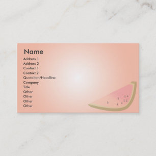 Carte De Visite Melon - affaires