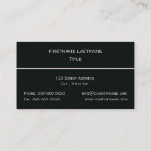 Carte De Visite Melon de Cantaloupe coupé (Dos)