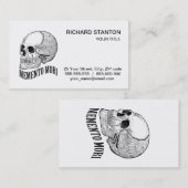 Carte De Visite Memento mori (Devant / Derrière)