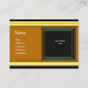 Carte De Visite MÉMOIRE VIBRANT2 MONOGRAMME vert gem