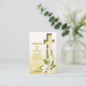 Carte De Visite Mémorial funéraire de Lily Cross (Debout devant)