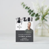 Carte De Visite Memorial Keepsaké Droit des avocats (Debout devant)