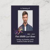 Carte De Visite Memorial Keepsake Hockey Player Sport (Devant)