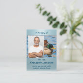 Carte De Visite Memorial Keepsake Mallard Ducks Bird (Debout devant)