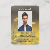 Carte De Visite  Memorial Photo Barn Owl Bird  (Dos)