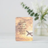 Carte De Visite Memorial Photo Keepsaké avion pilote (Debout devant)