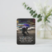 Carte De Visite Memorial Photo Prière Vélo Vélo Vélo (Debout devant)