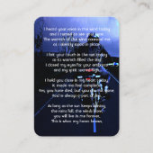 Carte De Visite Memorial Pocke Keepsaké Motorcycle Biker (Devant)