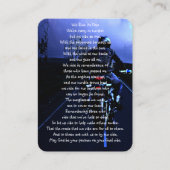 Carte De Visite Memorial Pocket Keepsaké Motorcycle (Devant)