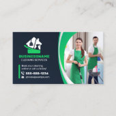 Carte De Visite ménage de la maison de femme de ménage moderne Jan (Devant)