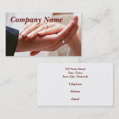 Carte De Visite Ménages mariés (Devant / Derrière)