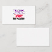 CARTE DE VISITE M'ENSEIGNER (Devant / Derrière)