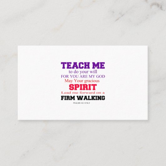 CARTE DE VISITE M'ENSEIGNER (Devant)