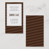 CARTE DE VISITE :: menu funky 12 (Devant / Derrière)