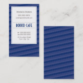 CARTE DE VISITE :: menu funky 2 (Devant / Derrière)