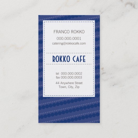 CARTE DE VISITE :: menu funky 2 (Devant)