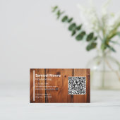 Carte De Visite Menuiserie (Debout devant)