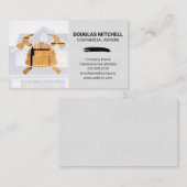 Carte De Visite Menuiserie | Accueil | Logo de construction Handym (Devant / Derrière)