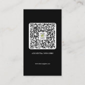 Carte De Visite menuiserie charpentier services menuisier menuisie (Dos)