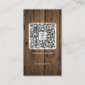 Carte De Visite menuiserie charpentier services menuisier menuisie (Dos)