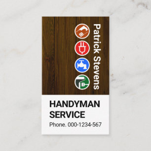 Carte De Visite Menuiserie en bois